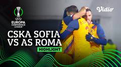 Highlight - CSKA Sofia vs AS Roma | UEFA Europa Conference League 2021/2022