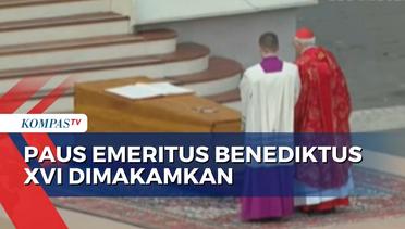 Ribuan Orang Hadiri Prosesi Pemakaman Paus Emeritus Benediktus XVI di Lapangan Sato Petrus