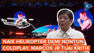 Presiden Filipina Naik Helikopter untuk Nonton Konser Coldplay