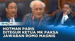 Lagi! Hotman Paris Diskak Ketua MK, Tak Puas Dengar Jawaban Romo Magnis