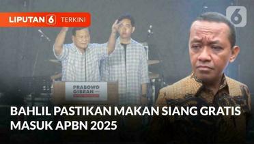 Usai Rapat dengan Jokowi, Bahlil Pastikan Makan Gratis Masuk APBN 2025 | Liputan 6