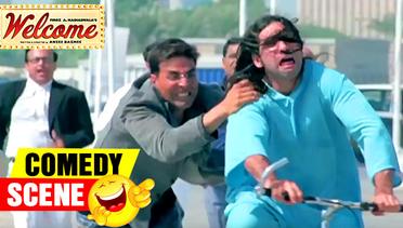 Akshay Kumar Trying To Kill Lucky | Comedy Scene | Welcome | Hindi Film | HD