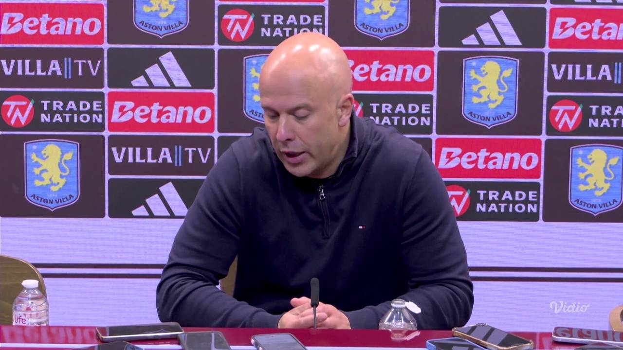 Arne Slot, Aston Villa vs Liverpool (Post Match Press Conference ...