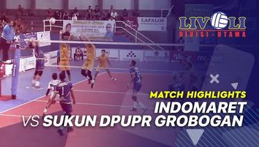 Match Highlight - Indomaret 3 vs 2 Sukun Dpupr Grobogan  | Livoli 2019