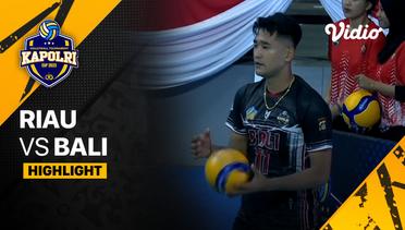 Highlights | Delapan Besar Putra: Riau vs Bali | Piala Kapolri 2023
