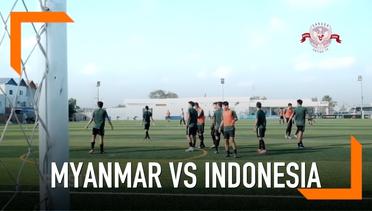 Latihan Timnas U-22 Jelang Laga Kontra Myanmar