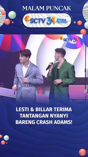 Lesti & Billar Terima Tantangan Nyanyi Bareng Crash Adams!