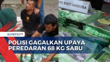 Gagalkan Peredaran 68 Kg Narkoba Jenis Sabu, Polisi Tabrak Mobil Pelaku!