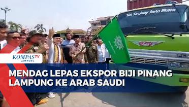 Mendag Zulhas Lepas Ekspor Biji Pinang Lampung  ke Arab Saudi