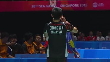 Badminton Mens Team Semi-Finals Mas vs Ina Match 1 (Day 6) | 28th SEA Games Singapore 2015