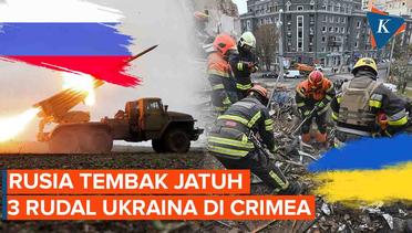 Rusia Tembak Jatuh 3 Rudal Ukraina di Crimea