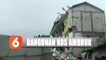 Polisi Terus Selidiki Penyebab Ambruknya Bangunan Kos 3 Lantai di Mampang, Jaksel