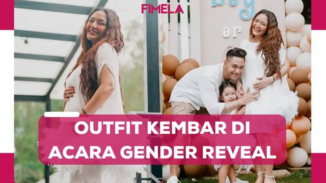 6 Gaya Kembar Siti Badriah Bersama Suami dan Sang Putri Gelar Gender Reveal Anak Kedua
