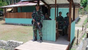 News Flash: TNI Bangun Pos Jaga di Merauke Pasca-Masuknya Tentara PNG