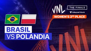 Perebutan Tempat Ketiga: Brasil vs Polandia - Full Match | Women's Volleyball Nations League 2024