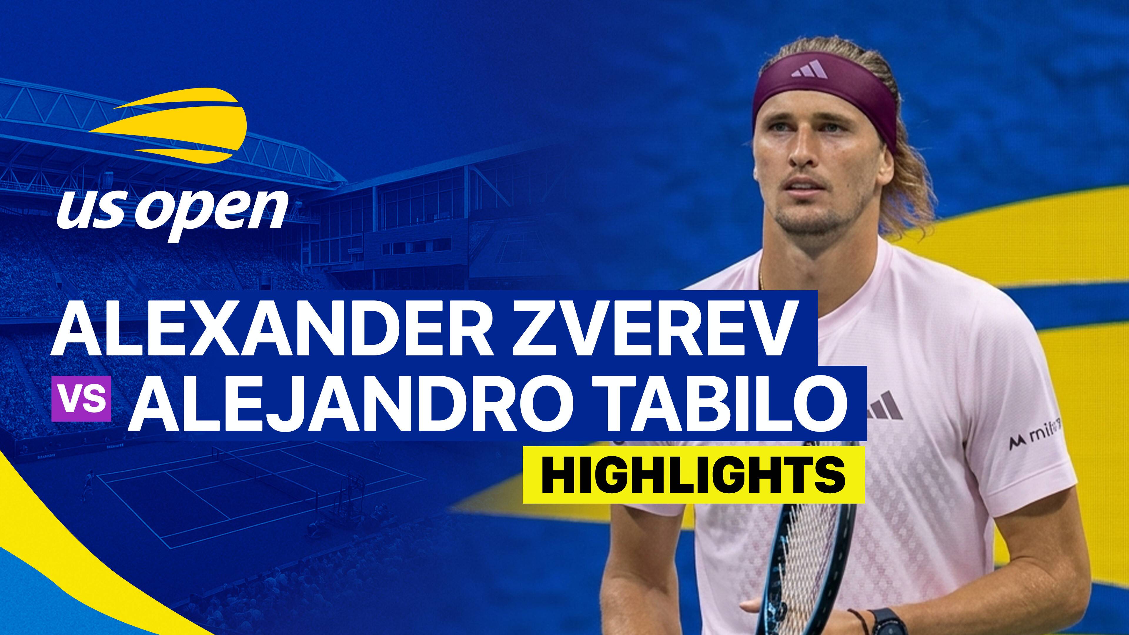 Alexander Zverev vs Alejandro Tabilo - Men's Singles Round 3 | US Open Tennis Championships 2026