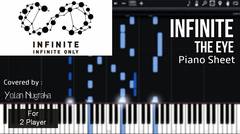 Infinite - The Eye Instrumental (Piano Sheet) [Synthesia Piano]