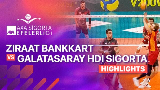 Ziraat Bankkart vs Galatasaray HDI Sigorta - Highlight | Turkish Men's Volleyball League 2025/26