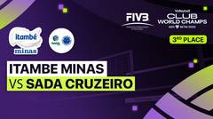 Full Match | 3rd Position: Itambe Minas vs Sada Cruzeiro | FIVB Volleyball Men's Club World Championship 2022