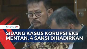 Lanjutan Sidang Kasus Korupsi Eks Mentan Syahrul Yasin Limpo, 4 Saksi Dihadirkan oleh JPU