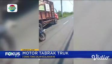 Motor Tabrak Truk