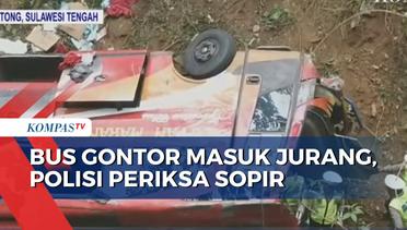 Olah TKP Bus Rombongan Pengajar Ponpes Gontor Terkendala Medan Jurang...