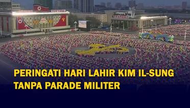 Korea Utara Peringati Hari Lahir Kim Il-Sung Tanpa Parade Militer