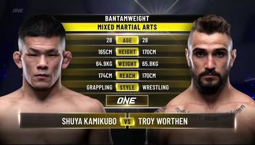 Shuya Kamikubo vs. Troy Worthen | ONE Championship Full Fight
