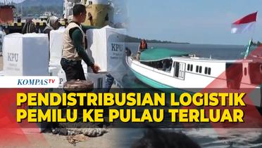Potret Pendistribusian Logistik Pemilu 2024 Ke Pulau-Pulau Terluar di Mamuju, Sulawesi Barat