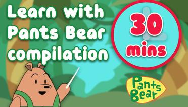 Learn with Pants Bear Compilation  30 mins