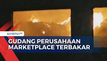 Diduga Korsleting, Gudang Perusahaan Marketplace di Tangerang Ludes Terbakar