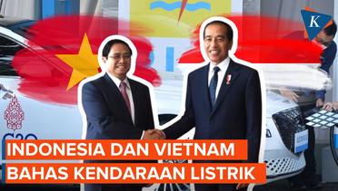 Bertemu PM Vietnam, Jokowi Bahas Kerja Sama Kendaraan Listrik dan Maritim
