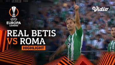 Highlights - Real Betis vs Roma | UEFA Europa League 2022/23