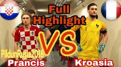Full Highlights Prancis Versus Kroasia 4-2 Final Piala Dunia Rusia
