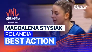 Best Action: Magdalena Stysiak | Women’s Volleyball Nations League 2023