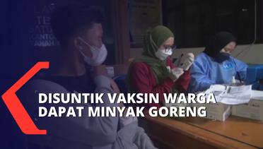 Warga yang Ikuti Vaksinasi Covid-19 di Tambora Dapat Minyak Goreng