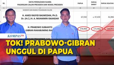 Tok! Prabowo-Gibran Unggul di Papua, Raih 378.908 Suara