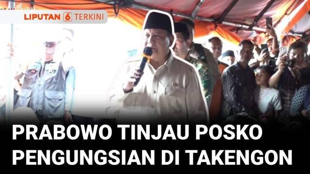 Presiden Prabowo Tinjau Posko Pengungsian di Masjid Besar Al-Abrar Takengon, Aceh Tengah | Liputan 6