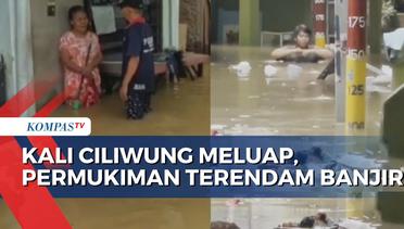 Kali Ciliwung Meluap, Permukiman Warga di Kebon Pala dan Pancoran Terendam Banjir