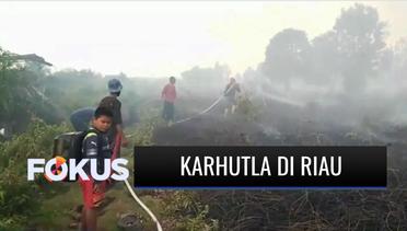 750 Hektare Hutan dan Lahan di Riau Kebakaran, Dua Helikopter Dikerahkan | Fokus