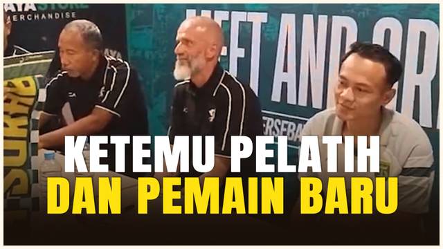 Persebaya Surabaya Gelar Meet and Greet Pelatih dan Pemain Baru, Sekaligus Rayakan HUT ke-98