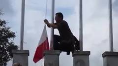 Heboh!! Bendera Indonesia kembali terbalik di Thailand