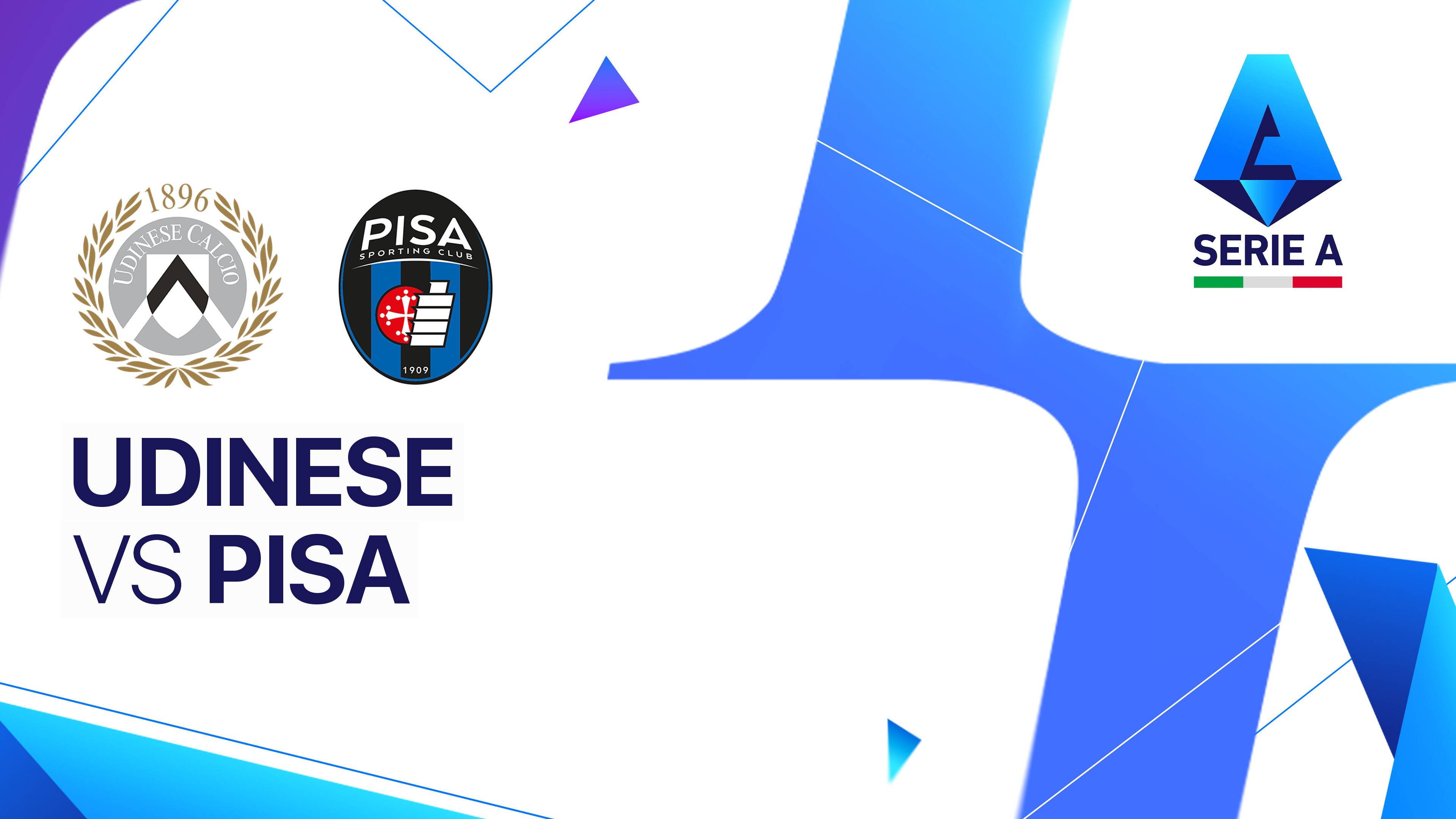 Udinese Calcio vs Pisa