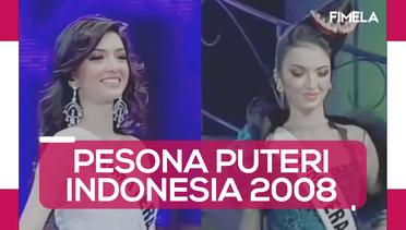 Momen Raline Shah Pancarkan Pesonanya di Puteri Indonesia 2008