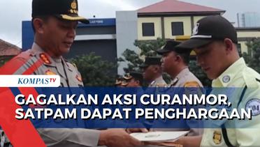 Gagalkan Aksi Pencurian Motor, Satpam Dapat Penghargaan dari Polresta Bandar Lampung!