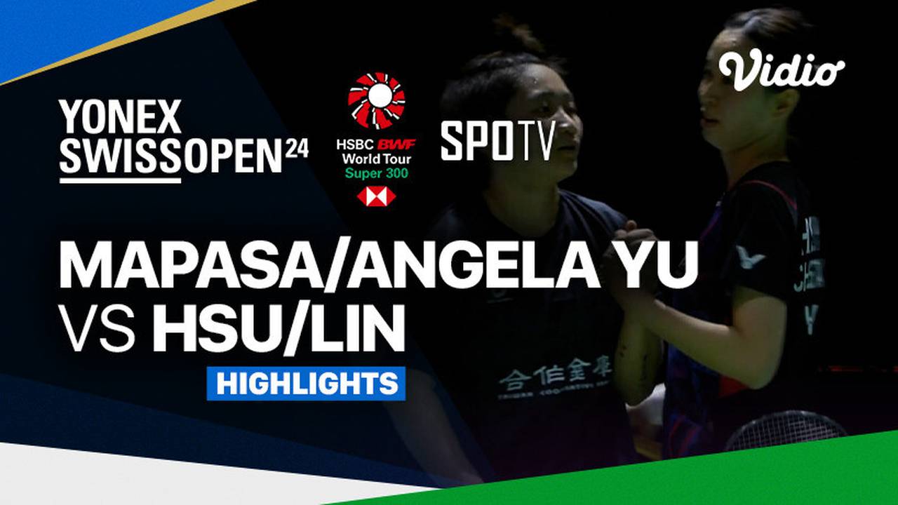 Women's Doubles Setyana Mapasa/Angela YU (AUS) vs HSU Ya Ching/LIN Wan