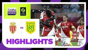 Monaco vs Nantes - Highlights | Ligue 1 2023/2024