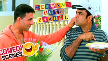 Akshay Kumar And Paresh Rawal Funny Scene | Comedy Scene | Deewane Huye Paagal | Hindi Film | HD