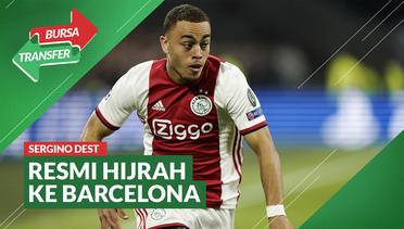 Bursa Transfer: Barcelona Resmi Datangkan Pemain Ajax Amsterdam, Sergino Dest