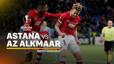 Full Highlight - Astana vs AZ Alkmaar | UEFA Europa League 2019/20